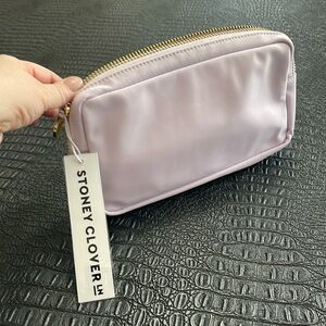 Stoney CloverLane Lilac Cosmetic Bag Gold Zipper